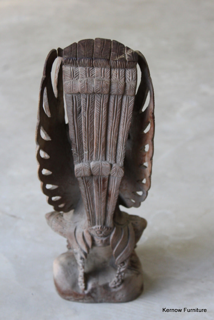 Vishnu & Garuda Carved Statue - Kernow Furniture