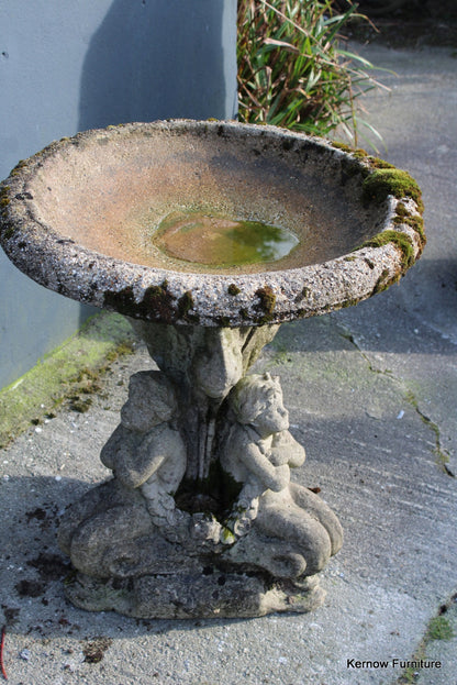 Weathered Bird Bath - Kernow Furniture