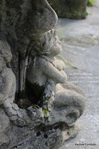 Weathered Bird Bath - Kernow Furniture