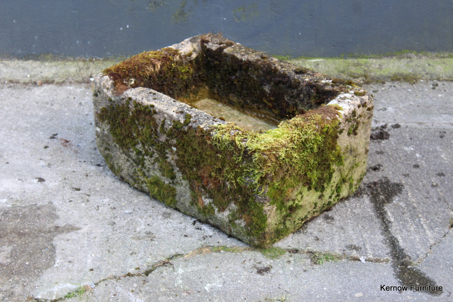 Reclaimed Weathered Stone Trough - Kernow Furniture