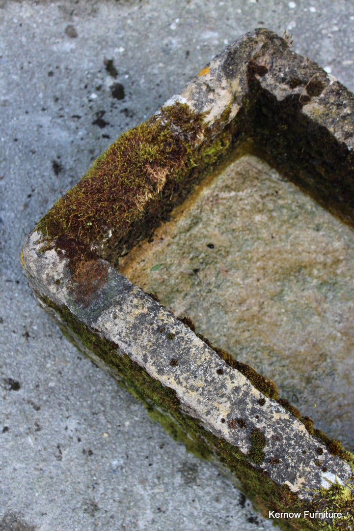 Reclaimed Weathered Stone Trough - Kernow Furniture