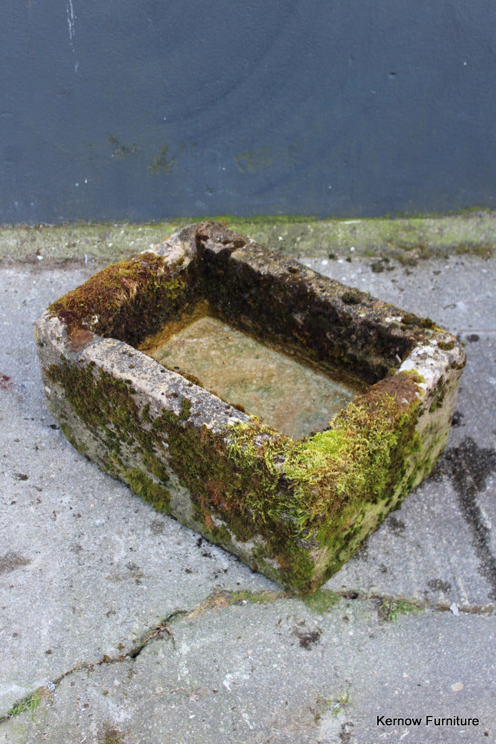 Reclaimed Weathered Stone Trough - Kernow Furniture