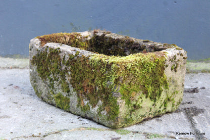 Reclaimed Weathered Stone Trough - Kernow Furniture