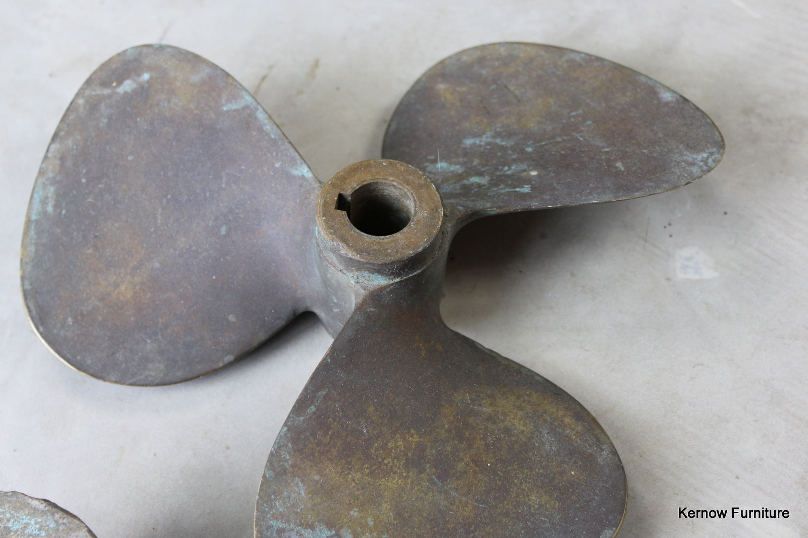 3 Bronze Ships Propellers - Kernow Furniture