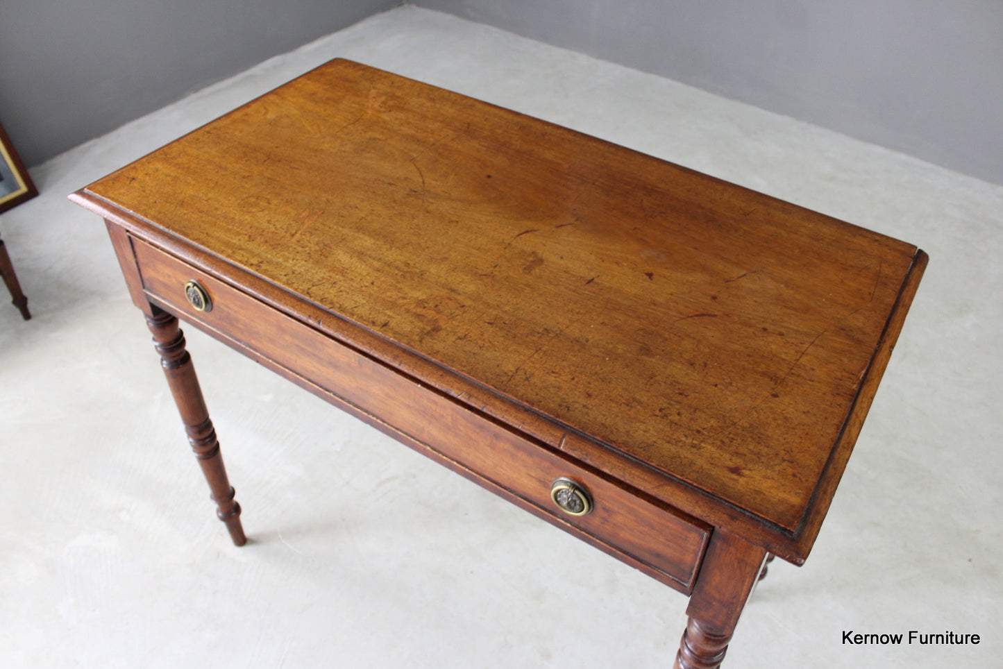 Antique Mahogany Side Table - Kernow Furniture