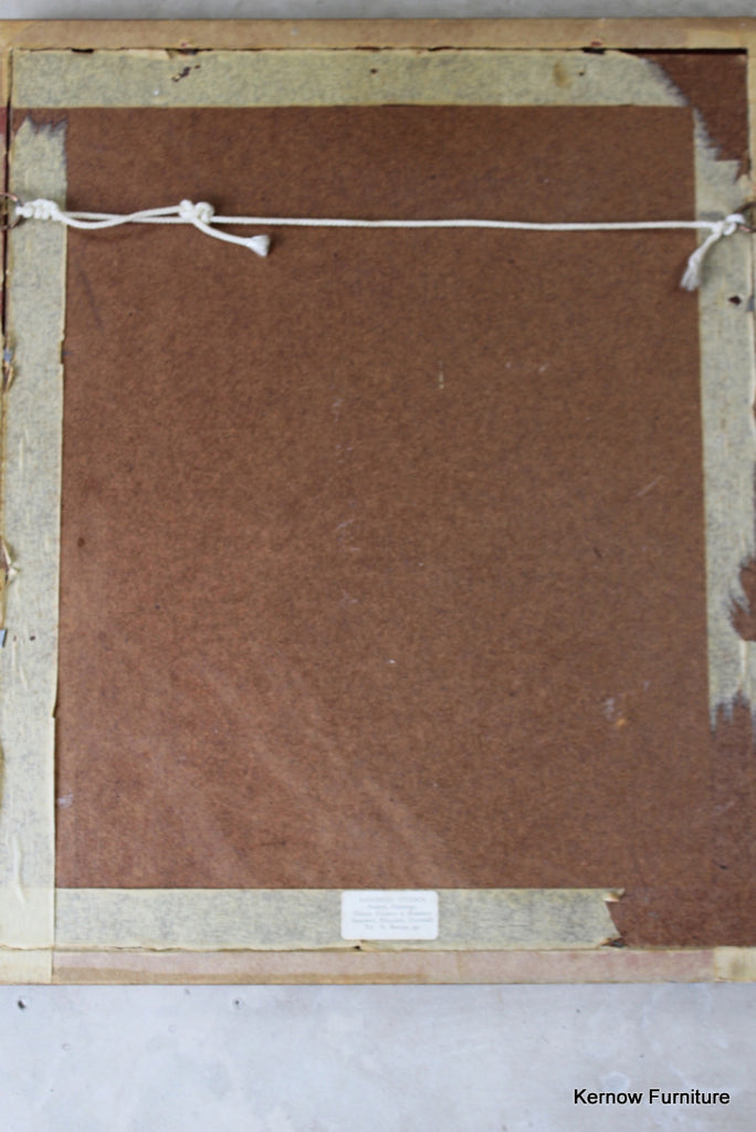 Eastern Framed Silk Panel - Kernow Furniture
