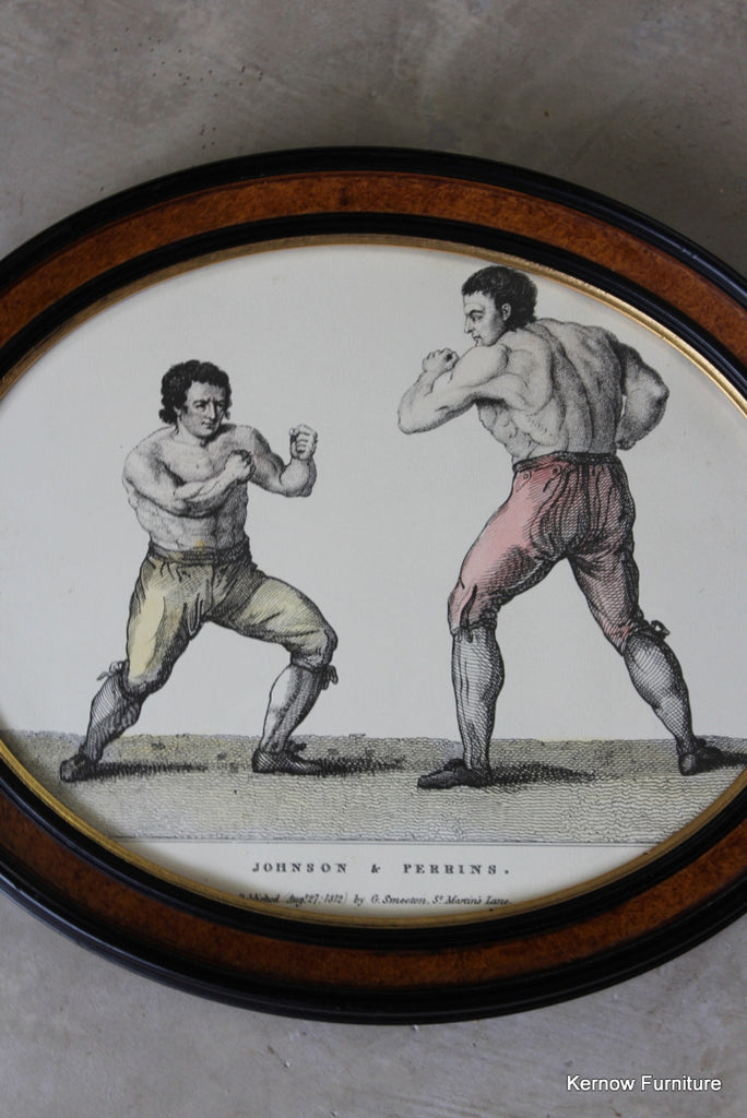 Johnson & Perrins Boxing Print - Kernow Furniture