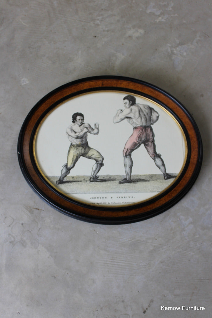 Johnson & Perrins Boxing Print - Kernow Furniture