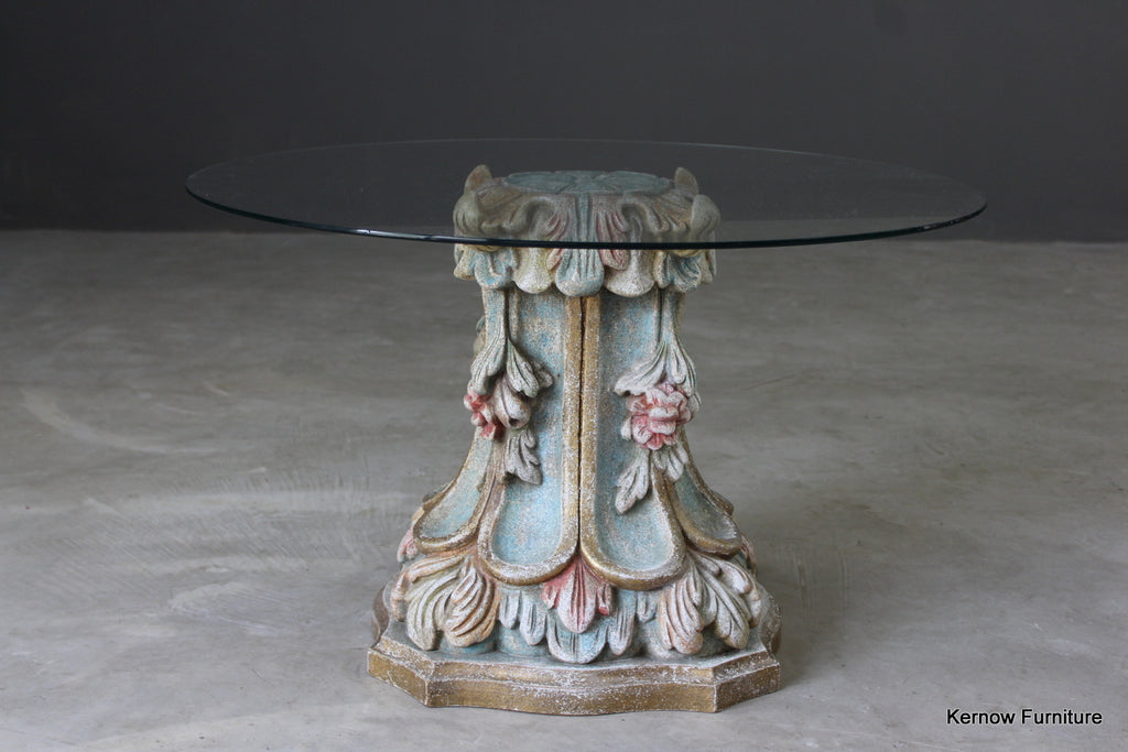 Decorative Round Coffee Table - Kernow Furniture