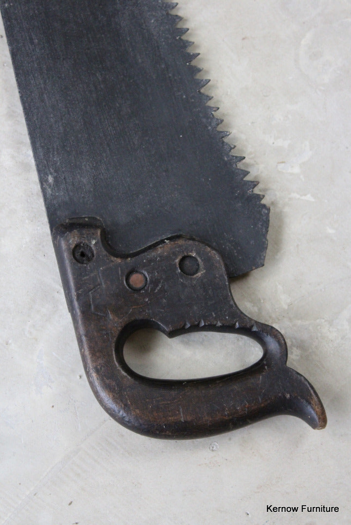 Large Vintage Tree Saw - Kernow Furniture