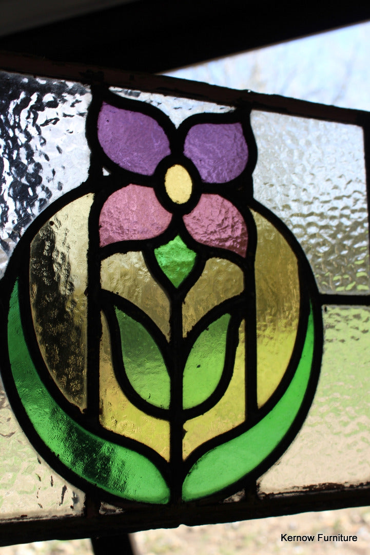 Single Stained Glass Panel - Kernow Furniture