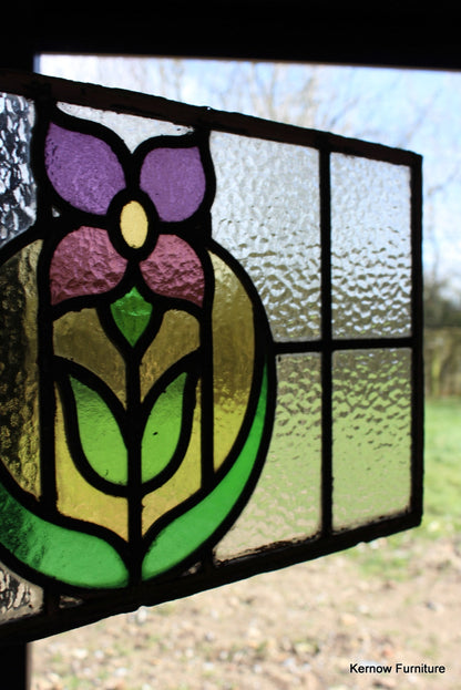 Single Stained Glass Panel - Kernow Furniture