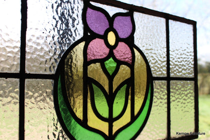 Single Stained Glass Panel - Kernow Furniture