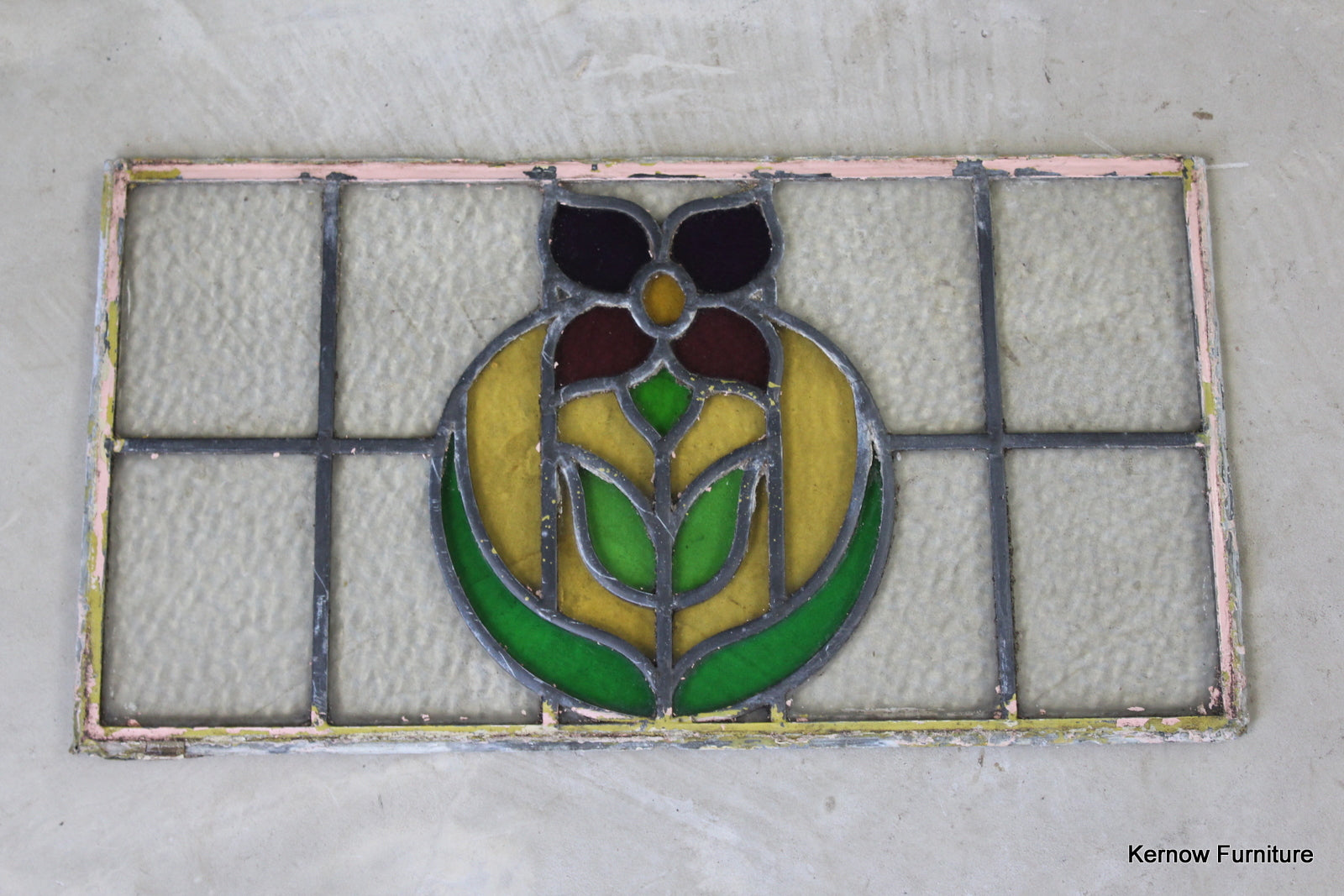 Single Stained Glass Panel - Kernow Furniture