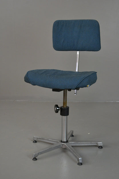 Retro Swivel Office Desk Chair - Kernow Furniture