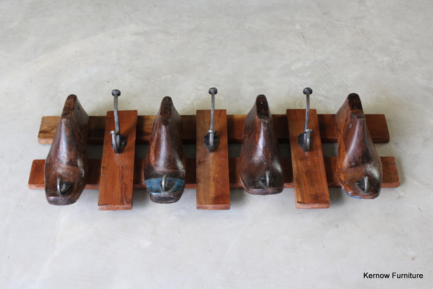 Wooden Shoe Last Coat Rack - Kernow Furniture