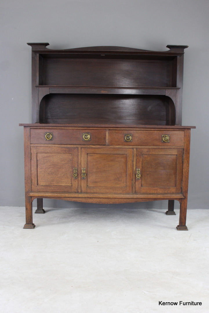 Arts & Crafts Oak Dresser - Kernow Furniture