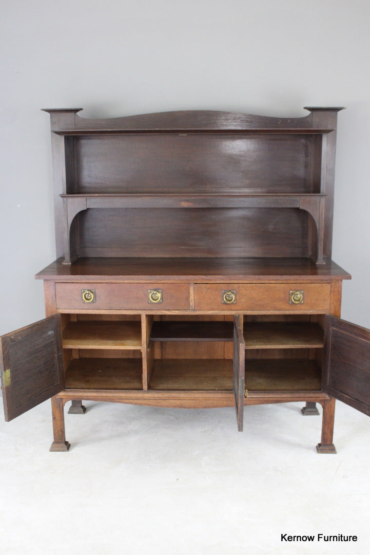 Arts & Crafts Oak Dresser - Kernow Furniture