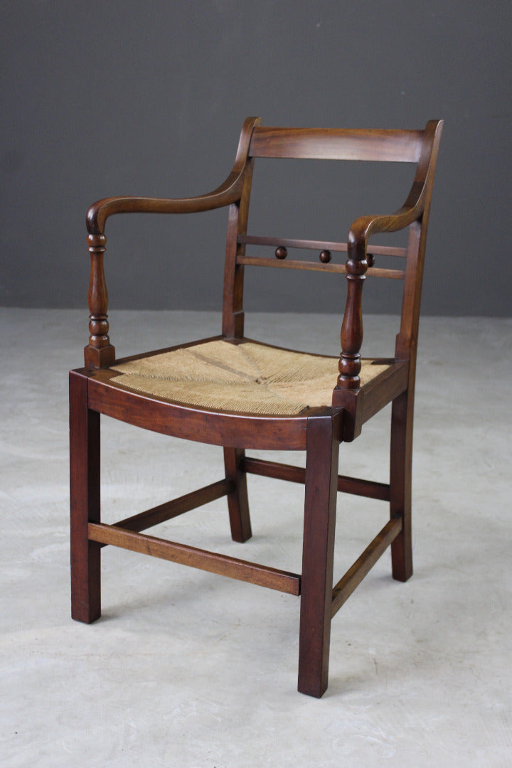 Mahogany Carver Desk Chair - Kernow Furniture