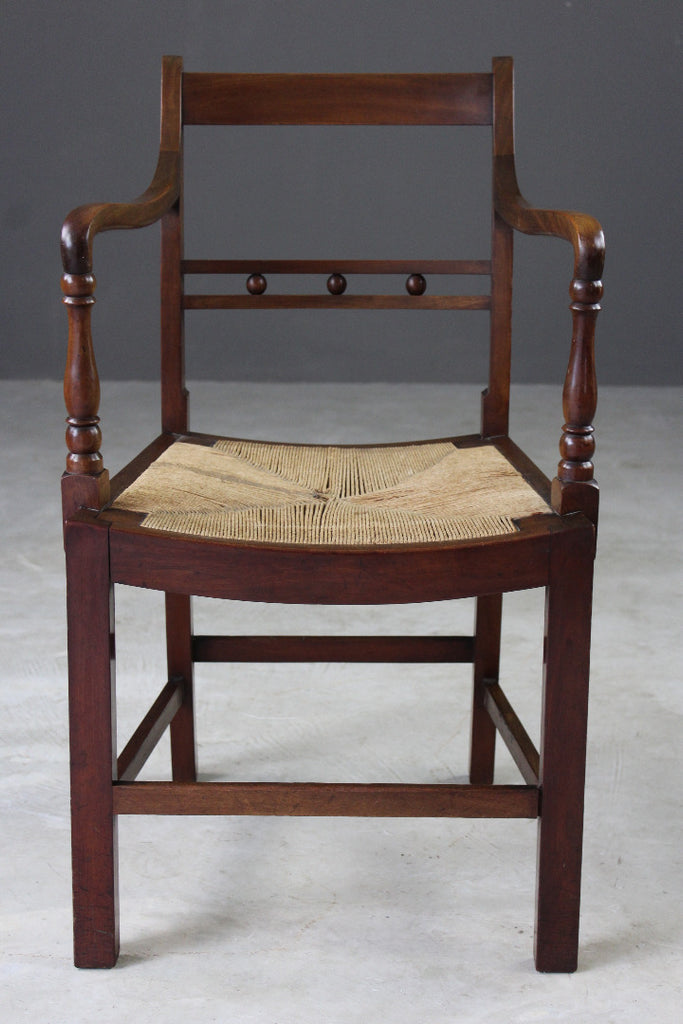 Mahogany Carver Desk Chair - Kernow Furniture