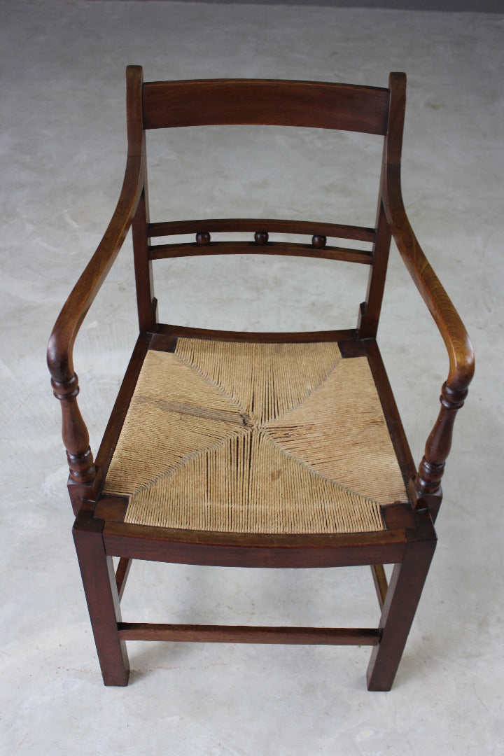 Mahogany Carver Desk Chair - Kernow Furniture