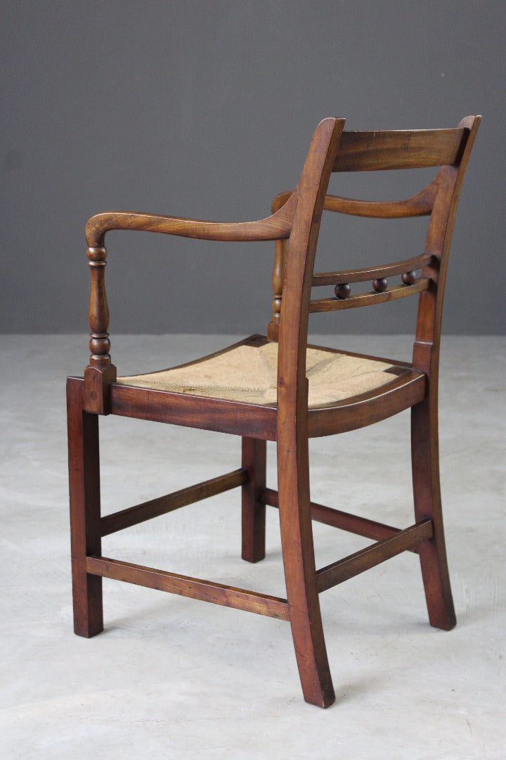 Mahogany Carver Desk Chair - Kernow Furniture