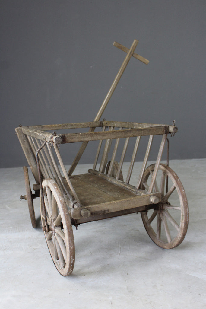 Antique Beech & Pine Dog Cart - Kernow Furniture