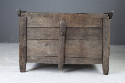 Antique Stained Beech Flour Ark - Kernow Furniture