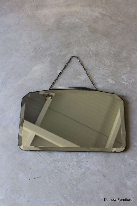Vintage Frameless Mirror - Kernow Furniture