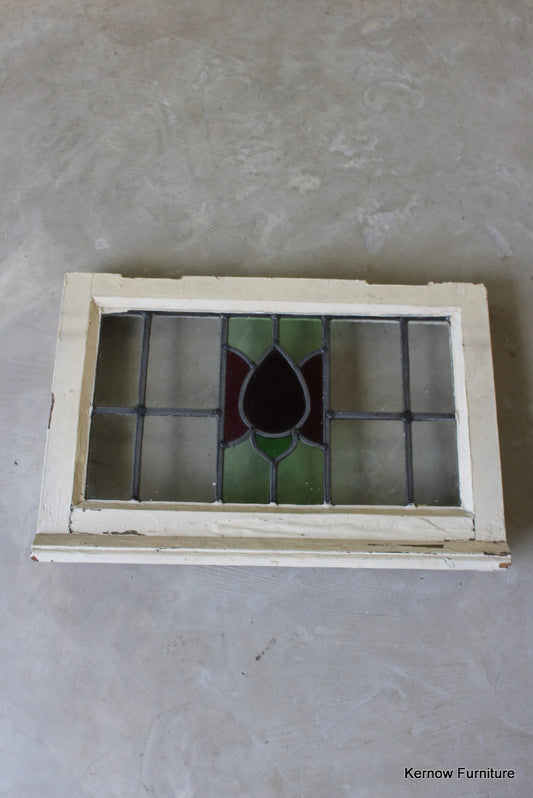1930s Small Stained Glass Window - Kernow Furniture