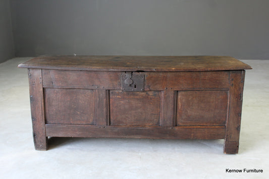 Antique Oak Coffer - Kernow Furniture
