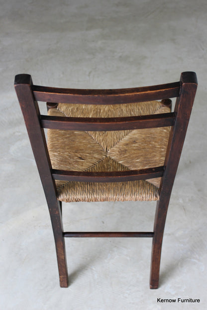 Single Country Rush Chair - Kernow Furniture