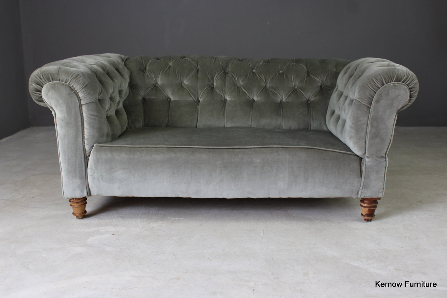 Antique Upholstered Chesterfield Sofa - Kernow Furniture