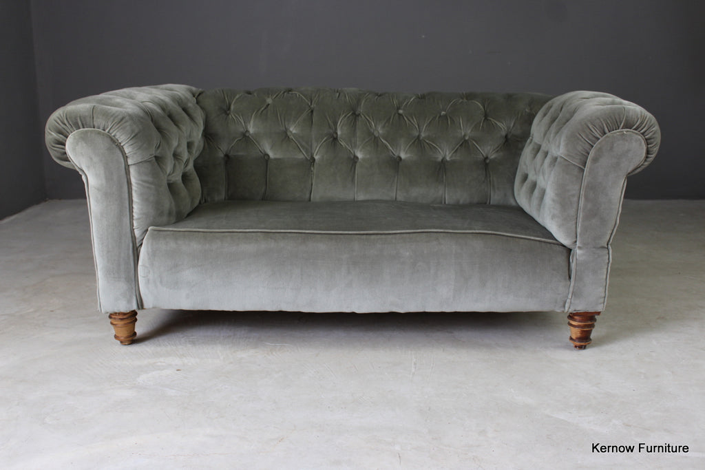 Antique Upholstered Chesterfield Sofa - Kernow Furniture