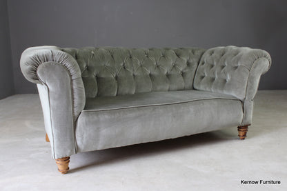 Antique Upholstered Chesterfield Sofa - Kernow Furniture