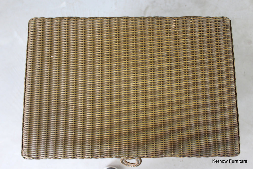 Lloyd Loom Lusty Gold Linen Basket - Kernow Furniture