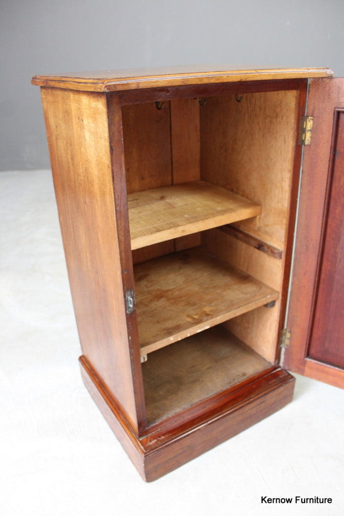 Edwardian Mahogany Bedside Cabinet - Kernow Furniture