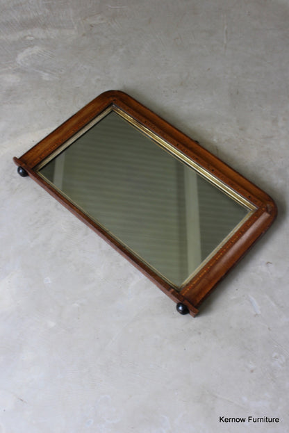 Antique Tunbridge Style Overmantle Mirror - Kernow Furniture