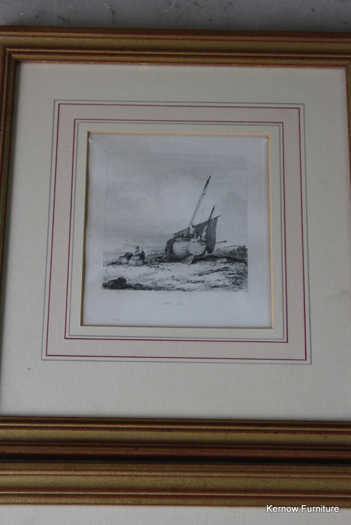 Pair Antique Nautical Prints - Kernow Furniture