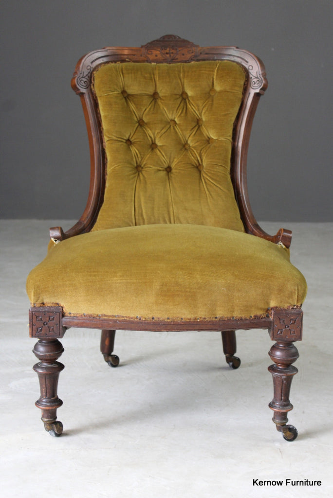 Victorian Nursing Chair - Kernow Furniture