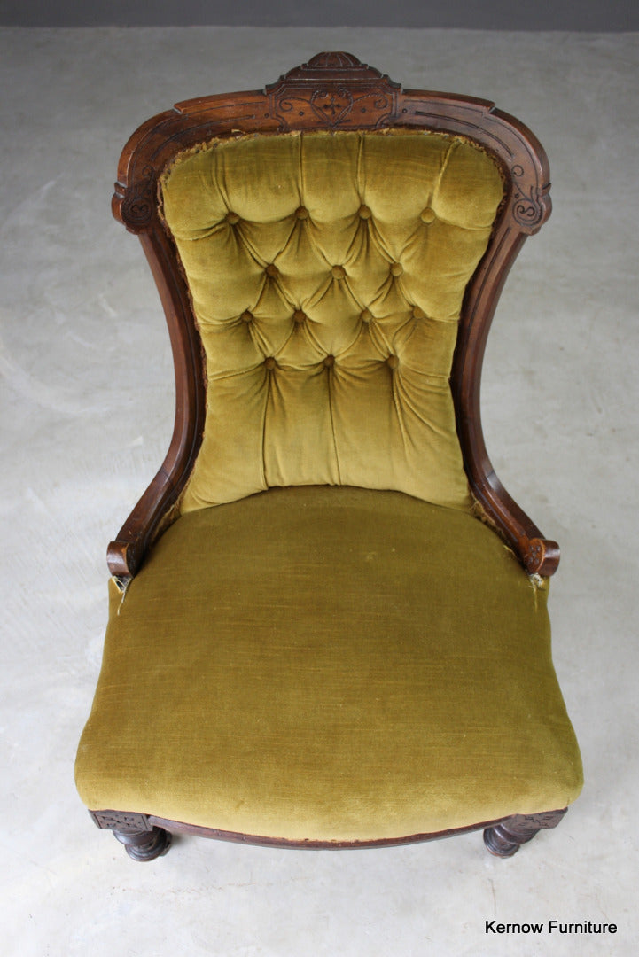 Victorian Nursing Chair - Kernow Furniture