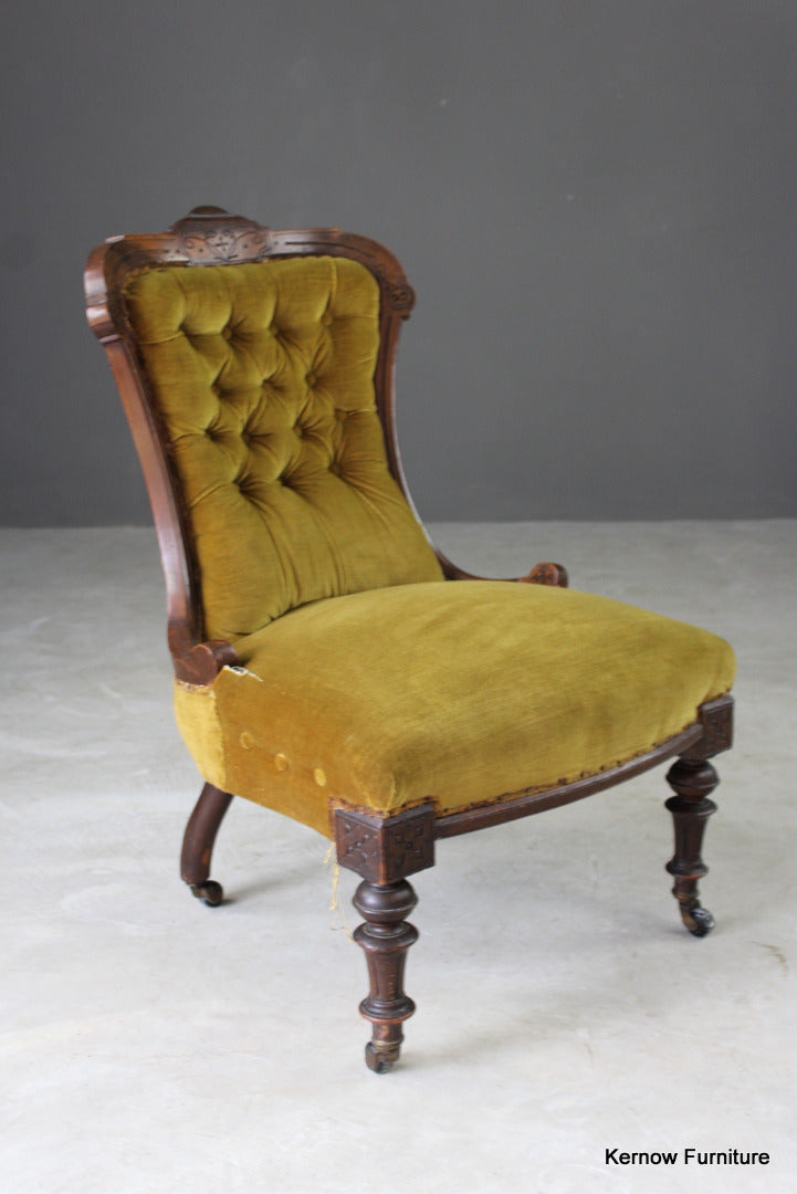 Victorian Nursing Chair - Kernow Furniture