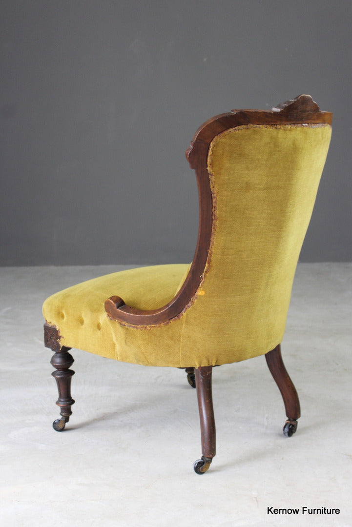 Victorian Nursing Chair - Kernow Furniture