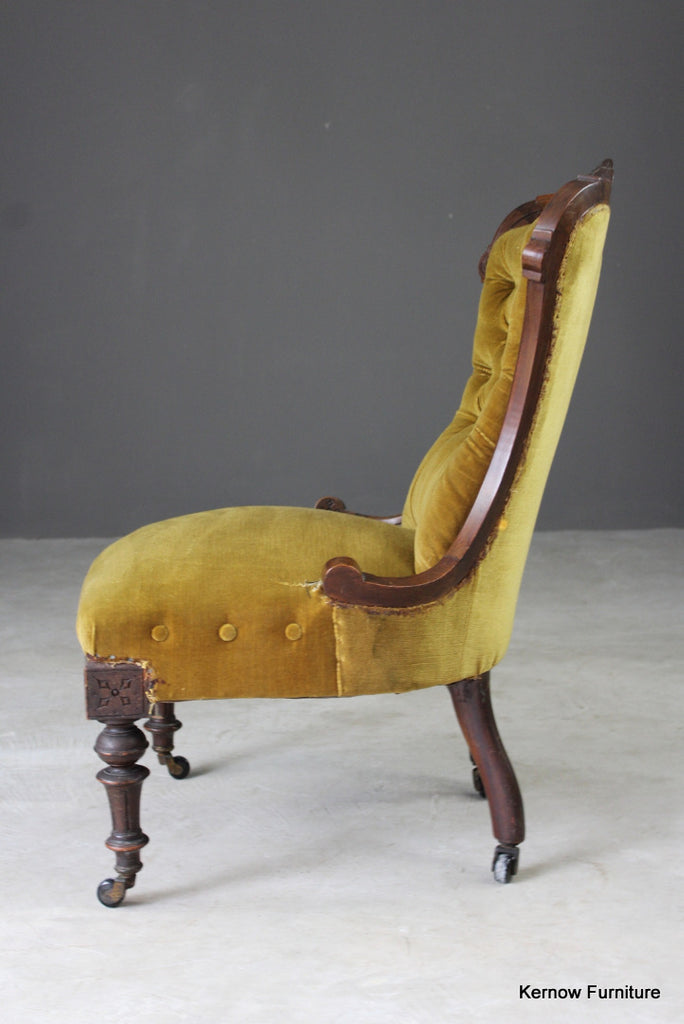 Victorian Nursing Chair - Kernow Furniture