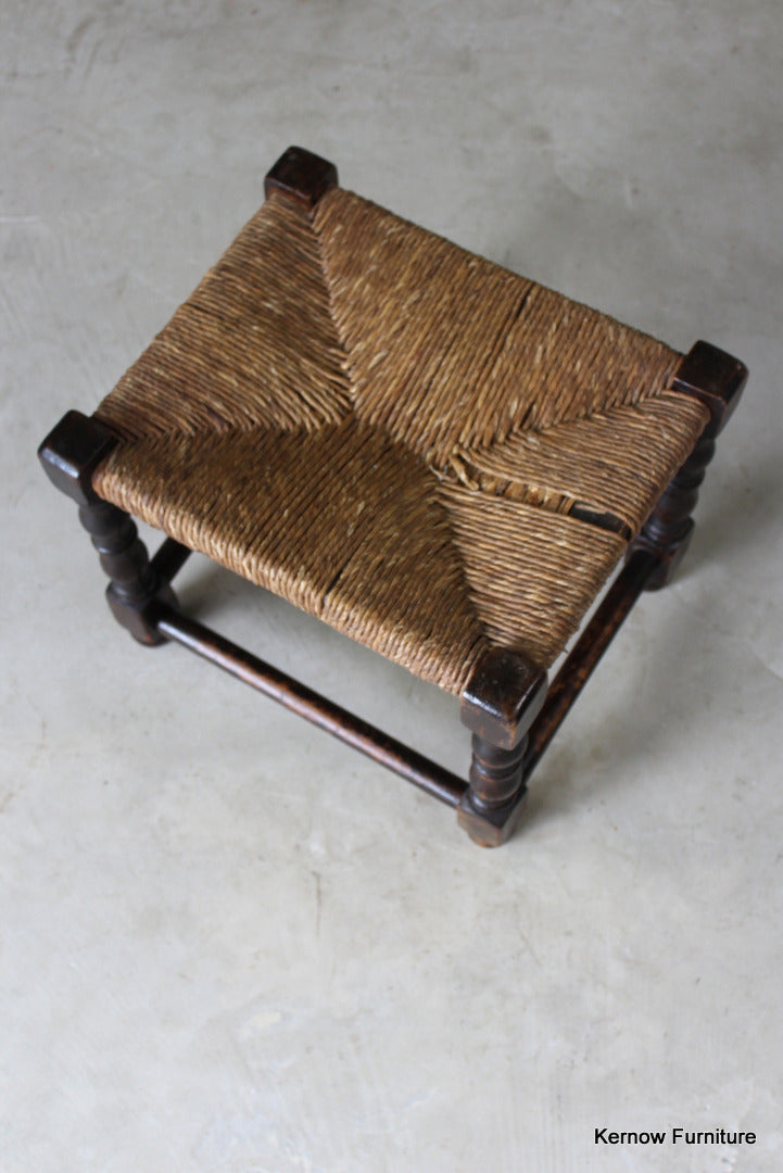 Rush Footstool - Kernow Furniture