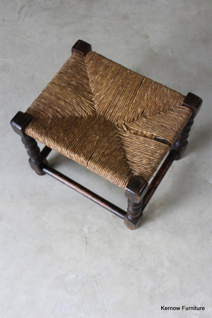 Rush Footstool - Kernow Furniture