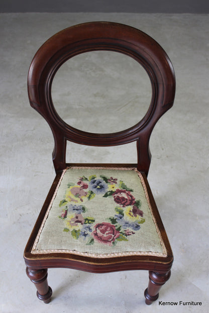 Single Victorian Style Dining Chair - Kernow Furniture