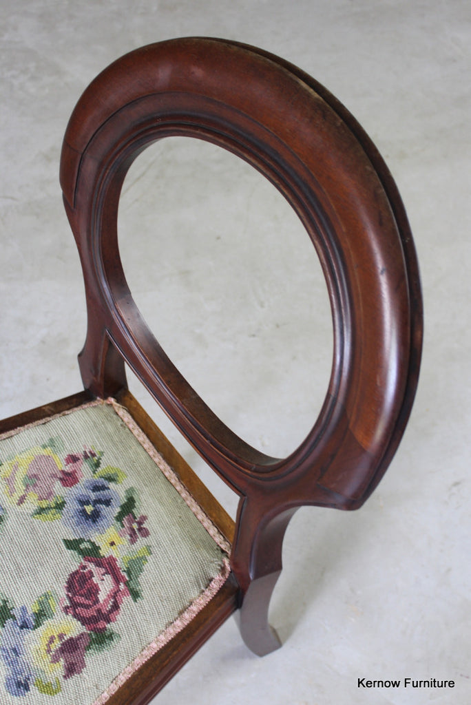 Single Victorian Style Dining Chair - Kernow Furniture
