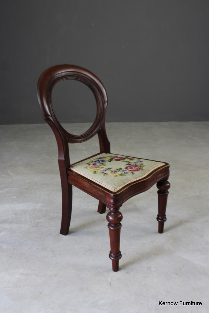 Single Victorian Style Dining Chair - Kernow Furniture