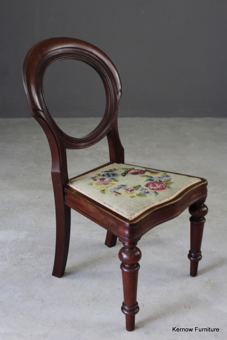 Single Victorian Style Dining Chair - Kernow Furniture